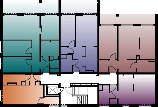 Plan piętra 1